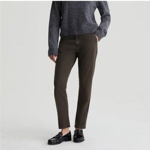 NWT AG Caden Tailored Trouser Pant in Sulfur Brown Stone Size 28